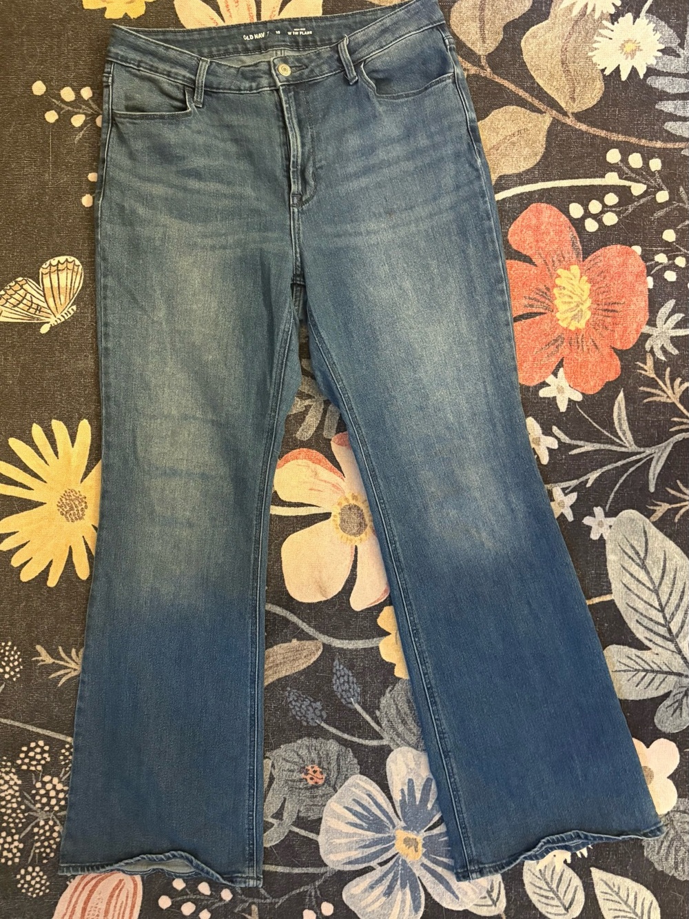 Old Navy Medium Blue Flare Jeans